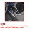 Car Interior Sticker For Toyota Camry XV70 2018-2023 Car Gear Panel Sticker Gear Box Protective Film Carbon Fiber Black Sticker