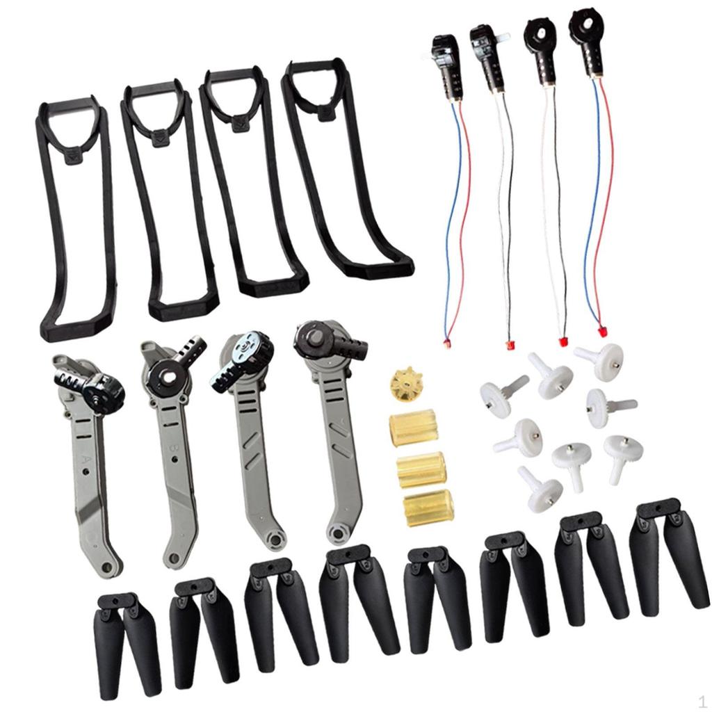 Комплект запасных частей для квадрокоптера на радиоуправлении, набор аксессуаров для дрона, ремонт двигателей для E88Pro