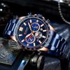 CURREN 8418 Luxury Men Quartz Wrist Watches Custom Men's Stainless Steel Band Strap Wristwatches for Man