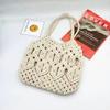 Вязаная крючком женская сумка на плечо Бохо Ажурные плетеные сумки для женщин Ручная вязка Сумки для путешествий Пляжная сумка Сумка-шоппер Сумка-хобо