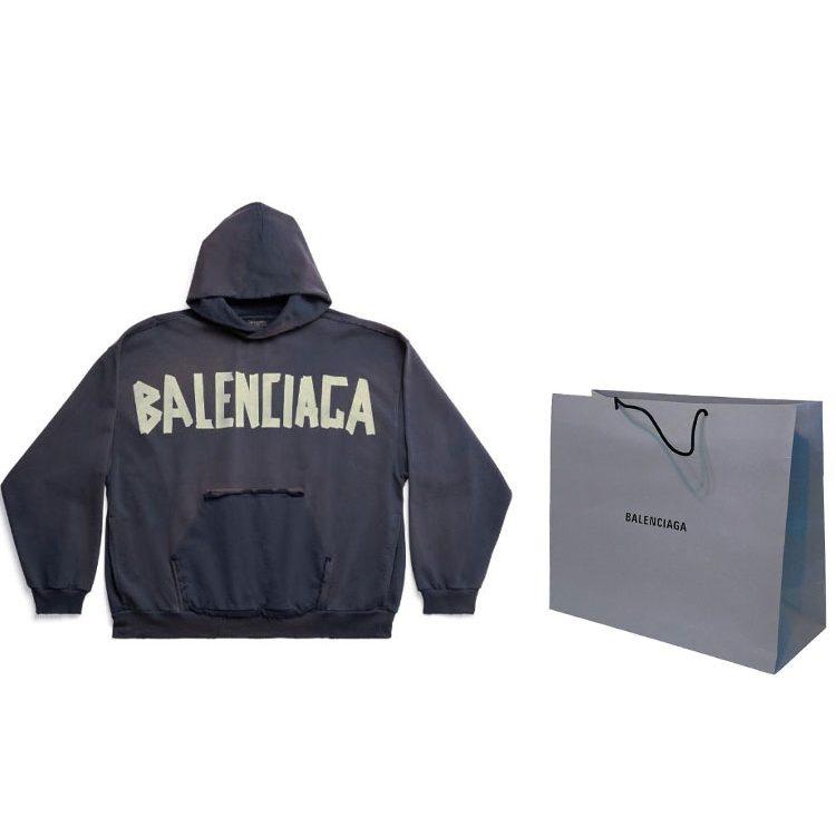 Balenciaga Худи с порванным карманом 744441TOVB14140