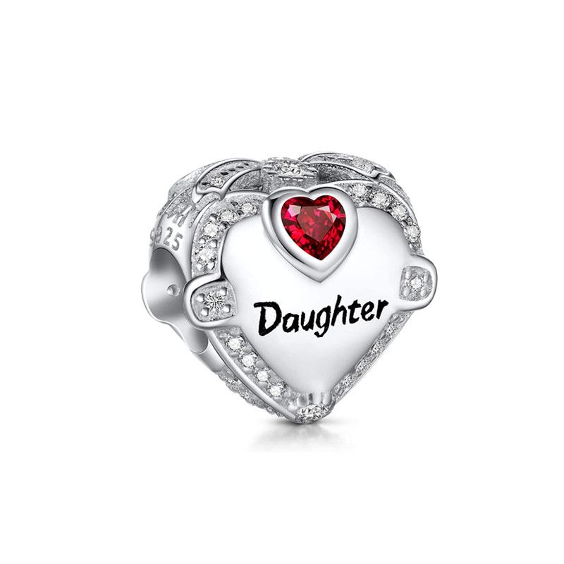 Новые медные красные шармы бусина-сердце для медицинского персонала подходят для оригинального браслета-шарма для женщин DIY изготовление модной бижутерии вишня