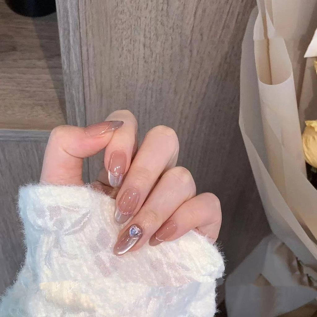 Pure Handmade Phototherapy Wears Summer Love-like Finished Product Reusable Nail Patches