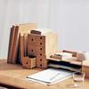 MUJI Wooden Storage Stand, A5 Size, Approx. W84 x D17 x H252cm, 82603354 (Clothing Case, Storage
