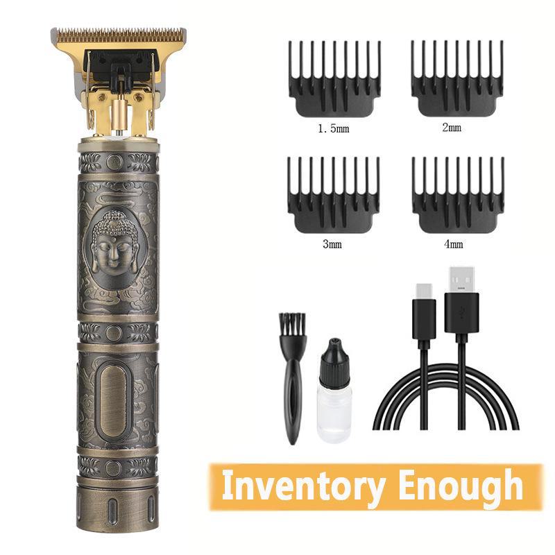 Электрическая машинка для стрижки волос T9 Cross-Border для лысых и жирных голов с бритвой Carving