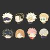 Jujutsu Kaisen Metal Badges.