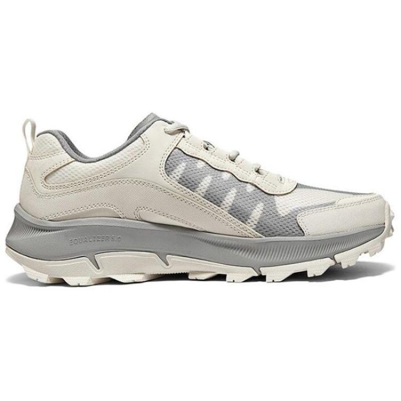 Skechers Мужская повседневная обувь на низкой подошве Бело-серая 237505-NTGY