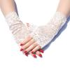 Fishnet Sexy Lace UV-proof Mesh Half Finger Fingerless Gloves Lace Gloves Mittens Driving Gloves
