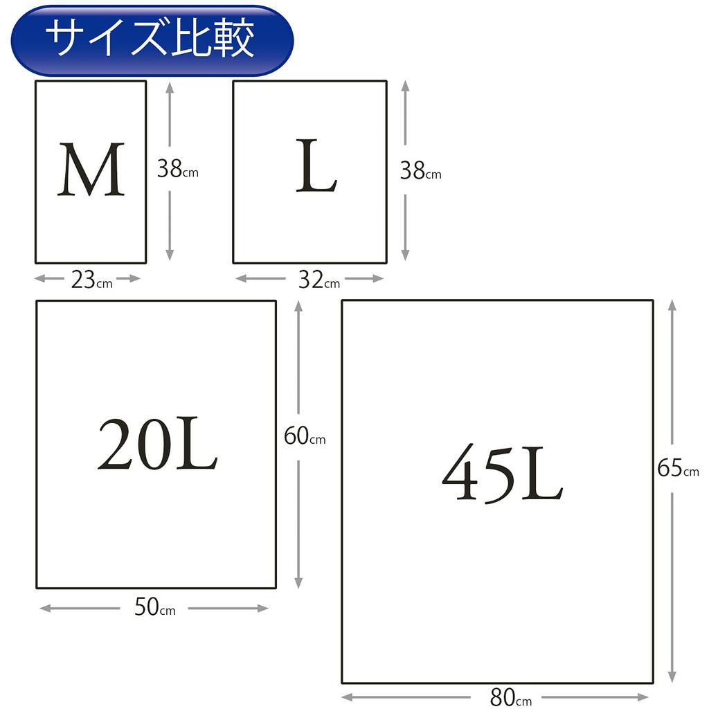 Nissen Polytec Deodorant Garbage Deodorant Dust Made In 10 Pieces X 5 Piece Set Bag, Bag, Pack, Japan, Black, 20L,