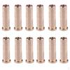 12 медных вставок для аксессуаров вала 6,2 мм
