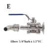 Brewer Built Full Port Ball Valve 1.5 Inch Tri Clamp x Male Quick Disconnect Stainless Steel 304 Homebrew Brew Kettle Spigot