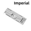 Imperial System Depth Ruler Stainless Steel Fillet Weld Gauge Inspection Gauge  Welder Use