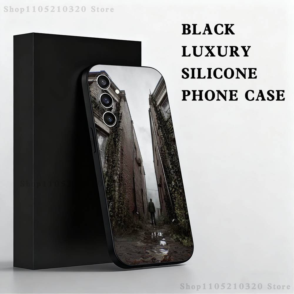 Чехол для телефона с игрой Silent Hill 2 Для Samsung S25, S24 Ultra, S20, S30 plus, S22 plus, S23, S30 Ultra 5G Силиконовый Черный Корпус