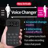 Устройство смены голоса, 12 голосовых режимов, четкое изменение звука, Plug Play, потоковый микрофон, голосовой модулятор для дома