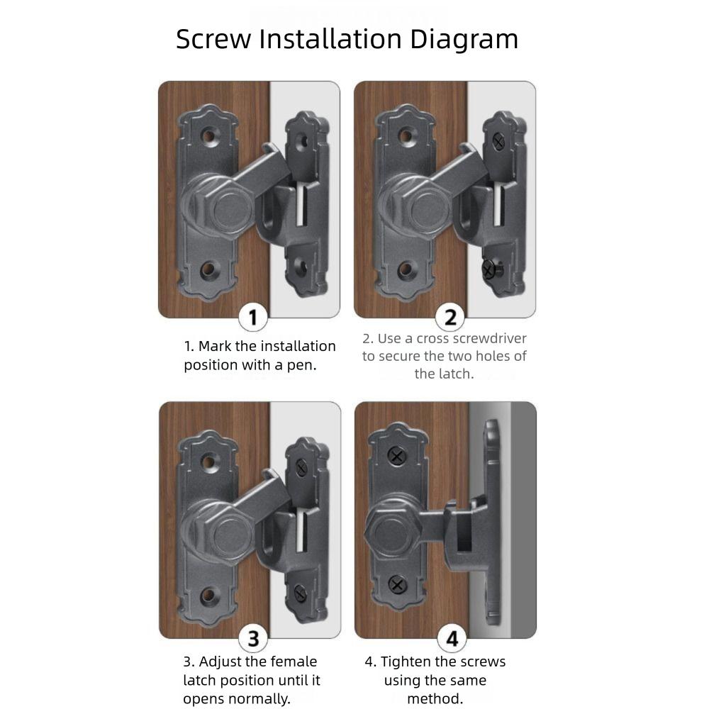 Прочная дверная защелка Противоугонные замки для шкафов Портативный безопасный запирающийся шкаф