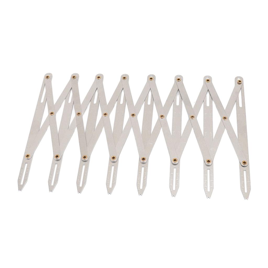 Expanding Sewing Gauge Aluminum 8 Heads Button Guide Equal Space Divider Sewing Tool for Buttons Ple