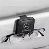 CQZ1 Car Sunglasses Holder Sun Visor Portable Card Clip For Mercedes benz E GLK CLS A W204 W213 W221 ML ABR Apple Tree Accessories