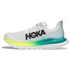 HOKA Mach 5 Широкие Белые Синее Стекло Женские Кроссовки 1136678-WBGL
