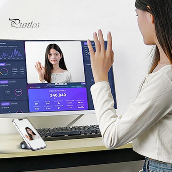 Magnetic Car Phone Holder 360 Degrees Rotation Strong Magnet Suction Cup Mount for IPhone 16/15/14/13/12 Hands-Free Phone Holder for Car Gym Mirror