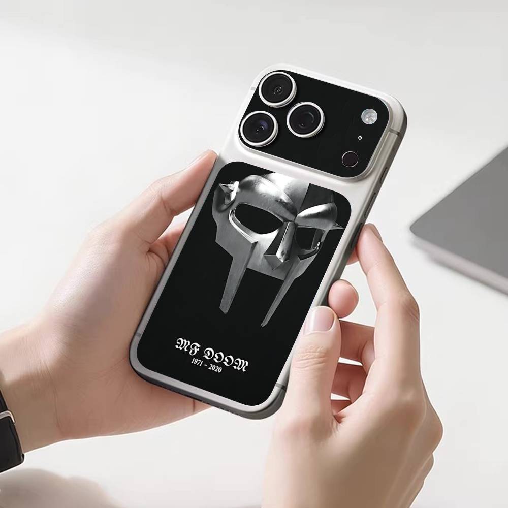 Underground Hip Hop M-MF-DOOM Wrap Sticker For IPhone17 Pro/17pro Max Phone Decal Skin Rear Protector Case Film Full Cover