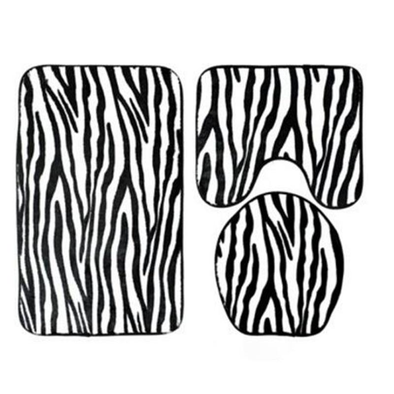 3 шт./компл. коврик на пьедестале с 3D животным принтом + крышка для унитаза + коврик для ванной, комплект ковров