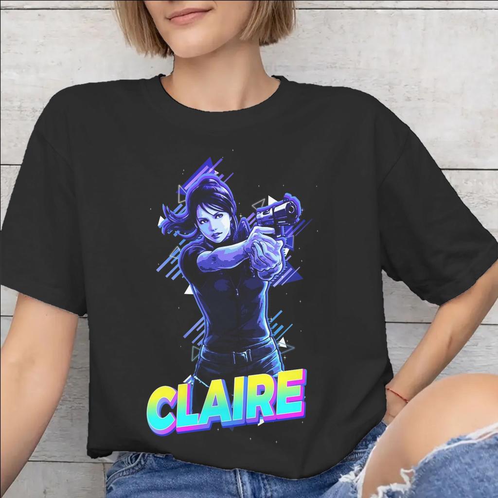 Claire Redfield Printed T Shirts Unisex WoUnisex Cotton Tee Shirt Clothing