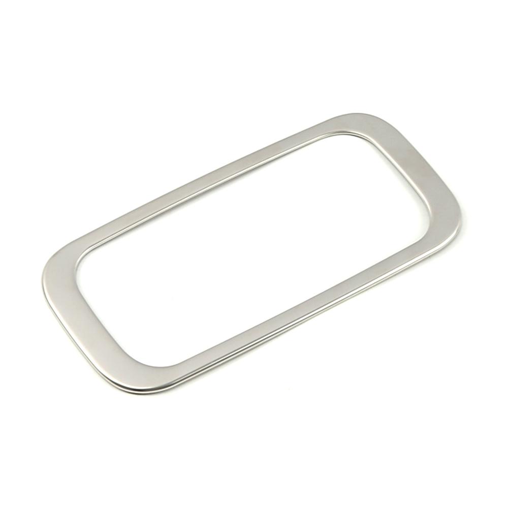 Для Volvo XC60 2018 2019 2024 автомобильный держатель стакана для воды на заднем сиденье рамка крышка отделка из нержавеющей стали молдинги салона наклейка