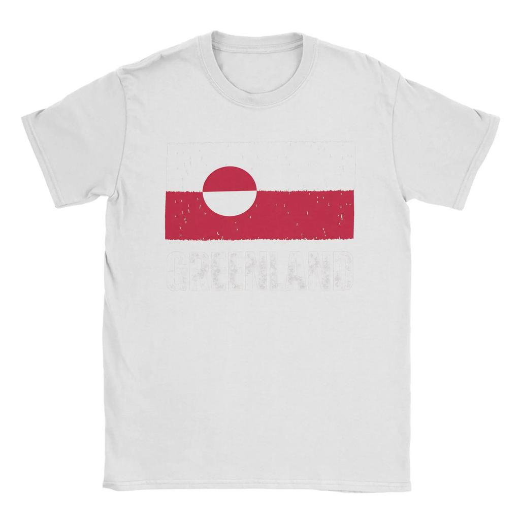 Greenland Flag Vintage T Shirt Summer Hipster T Shirts Unisex Cotton O Neck Plus Size 5xl Clothing Short Sleeve Vintage Tshirt