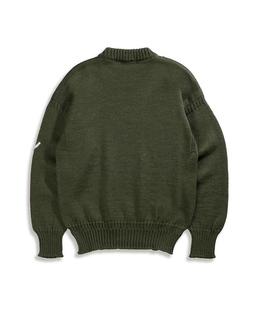 Geonjiulleunseu Crewneck Wholegarment Sweater - Ami