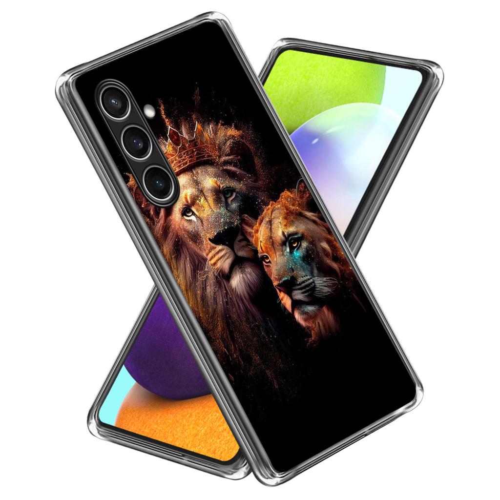 Чехол для Samsung Galaxy S24 FE, амортизирующий ТПУ, с напечатанным узором, чехол для телефона