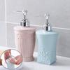 1PCS Fashion Stained Carved Liquid Soap Dispenser Bathroom Sanitizer Bottle Hand Pump Emulsion Shampoo Bath Shower Gel Press