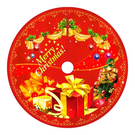 Юбка «Рождественская елка», яркий цвет, простая установка, снежинка, принт лося, круглый большой коврик для рождественской елки, декор