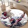 1pc Genshin Impact Lyney1 Design Printed Area Round Carpet for Bedroom Living Room Home Decor Rugs Mat Non Slip Mat Rug for Bedside