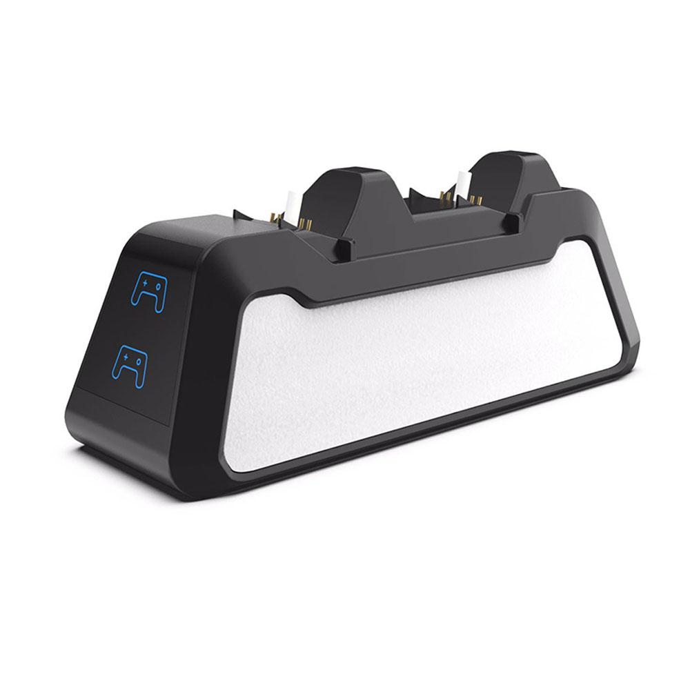 Зарядные устройства для контроллера PS5 с USB-кабелем Подставка для контроллера PS5 Двойная USB-станция для быстрой зарядки с