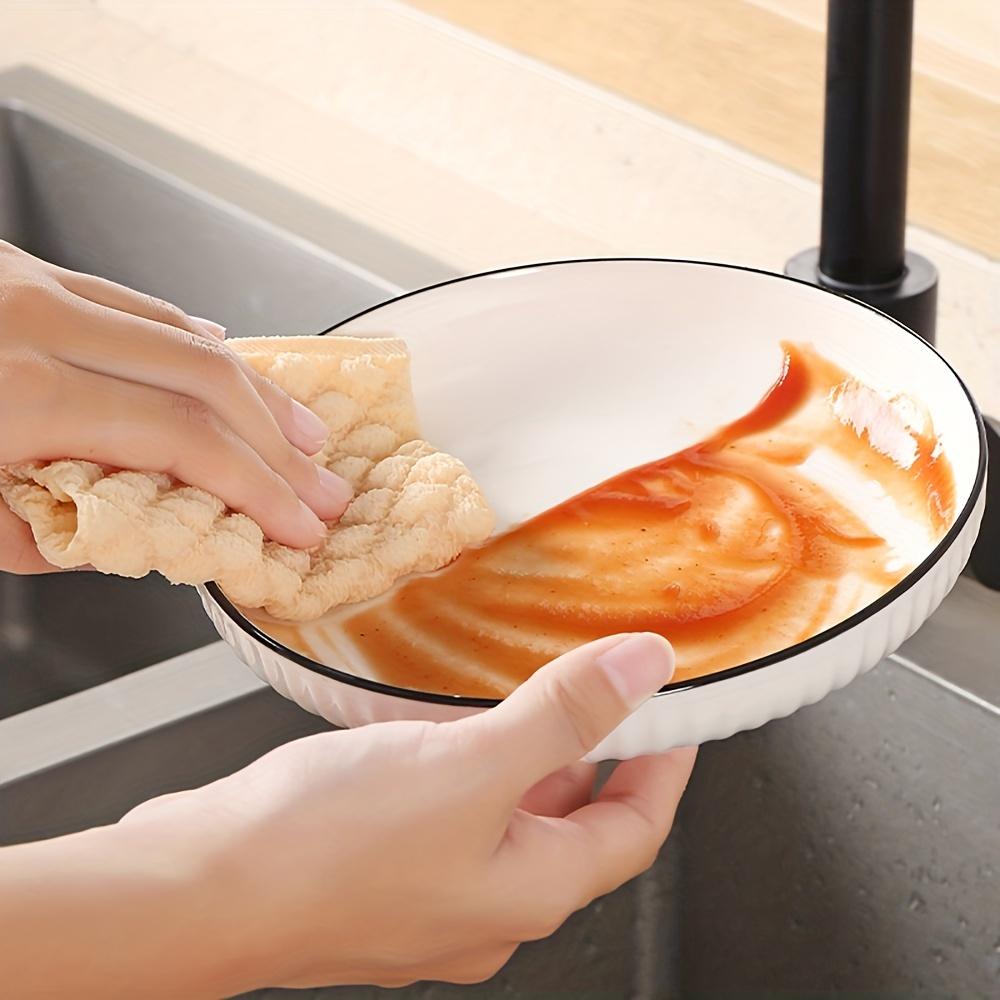 10 шт. Сверхпрочные чистящие салфетки - Очень большие кухонные тряпки для мытья посуды, быстросохнущие, многоразовые и моющиеся - для столешниц, вытяжек, конфорок, посуды