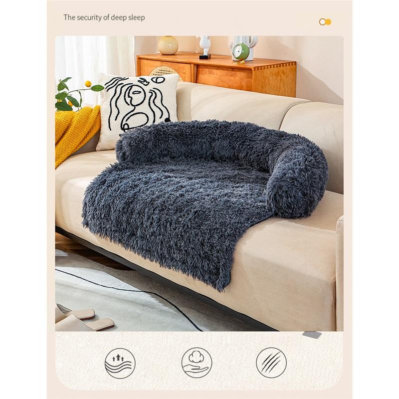 Съемная и моющаяся кровать для собак, удобный коврик для сна зимой