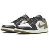 Air Jordan 1 Low Black Toe Medium Olive 553558-092