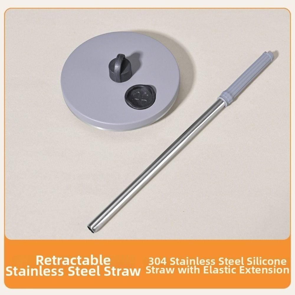 Creative Travel Insulated Tumbler 600ML with Straw Stainless Steel Thermal Mug Leak Proof with Lid Stainless Steel Coffee Cup