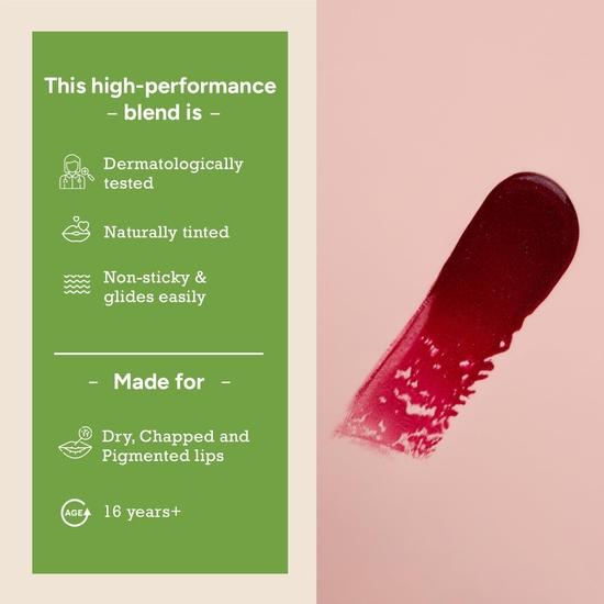 CITTA Бальзам для губ со свеклой SPF15 С натуральным розовым оттенком | Для пигментированных, сухих обветренных губ | С маслом ши, касторовым маслом и витамином Е | 5 г