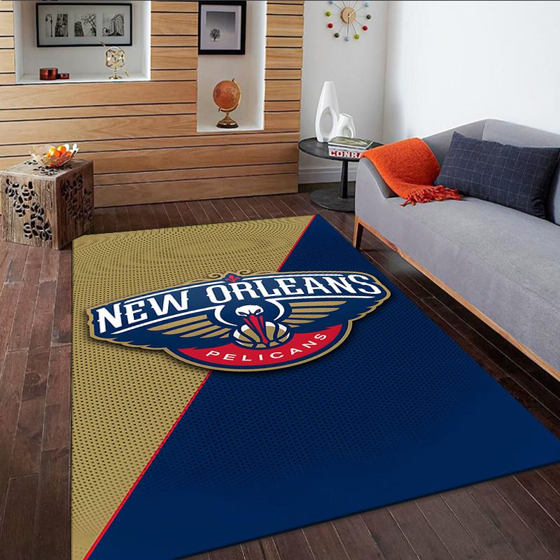 Pelicans Team Spirit Carpet, Kitchen Rugs, Yoga Mat, Non-Slip Mats, Rug for Bathroom, Living Room bedroom, Camping Rugs Christmas Gift