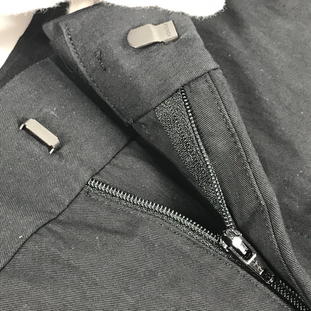 FENDI FB0521 FENDACE logo Pants Shorts Bottoms Apparel Shorts Black