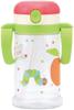 Skater Baby Straw Mug 370ml 2-Way Foldable Handle Shoulder Strap Curious George Around 1 Year and Older KSHW2N-A