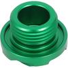 Motorcycle Oil Filler Cap Plug Replacement Plug Bolts For KX250/KX250F/KX450F/KX450/KX250X/KX450X, KLX450R, KFX450R Dirt Bike, GREEN