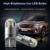 6Pcs Super Bright LED Light Bulb 6000k White Long Range High Focus Lens Car Interior License Plate Dome Map Courtesy Lights Small Size Low Heat