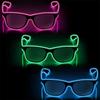 El Wire Party SunGlasses Glow Sunglasses Luminous Glasses Led Glasses Neon Glasses Flashing Glasses