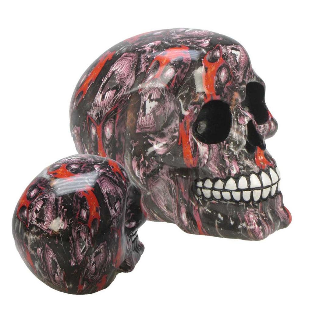 Les Trésors De Lily [R6688] - Zombie 'Skull' Resin Figurine - 150x120x105 Mm
