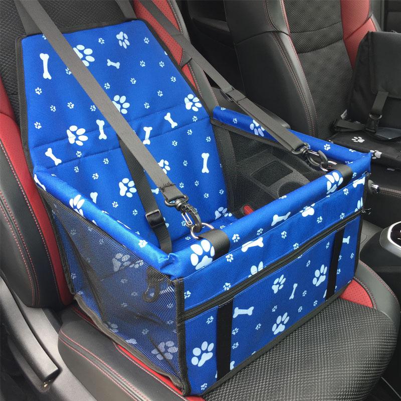Breathable Mesh Waterproof Pet Car Seat Bag & Travel Hanging Carrier