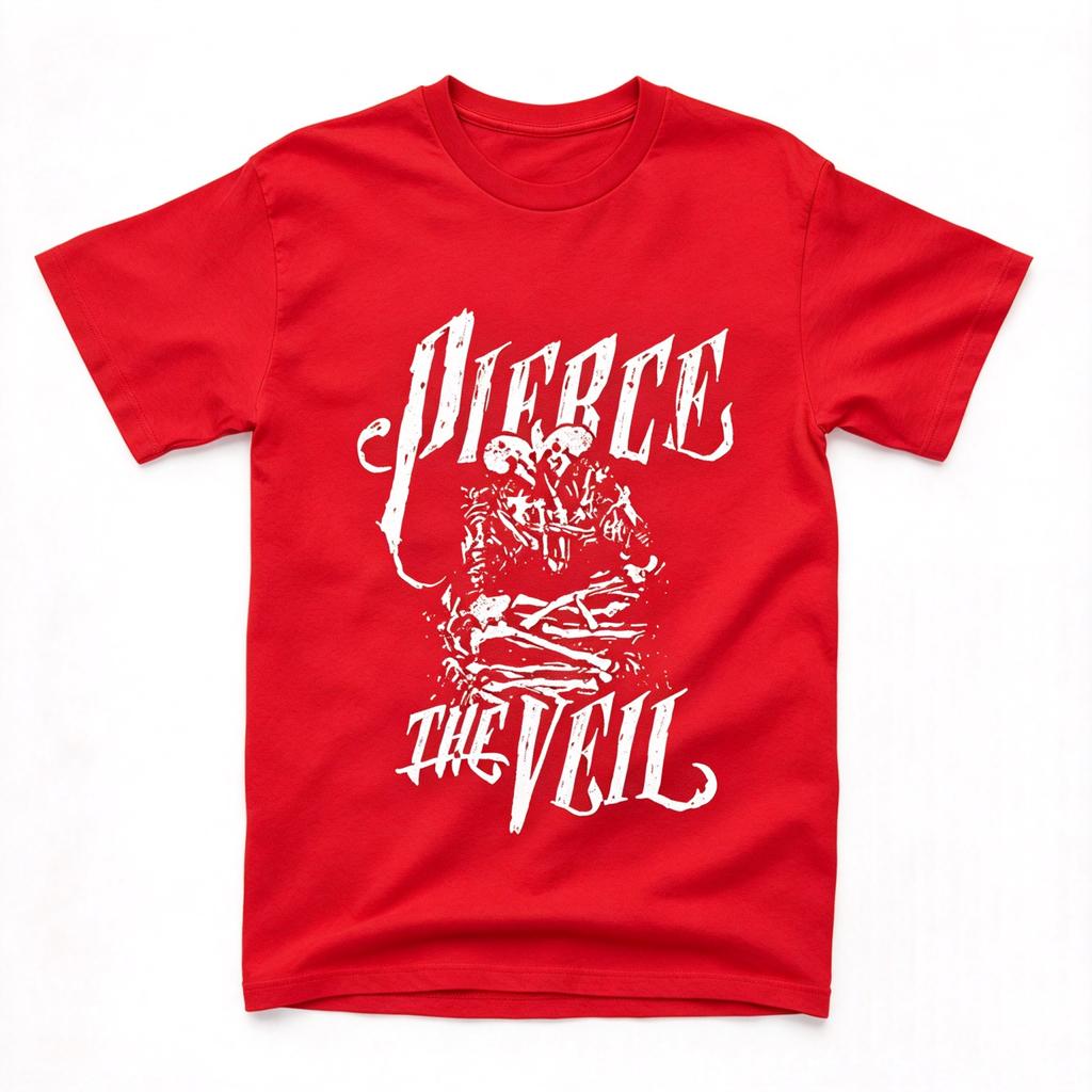 Rock Band Pierce The Veil Shirt Merch Unisex Unisex Graphic Tees Short Sleeve Clothing Plus Size