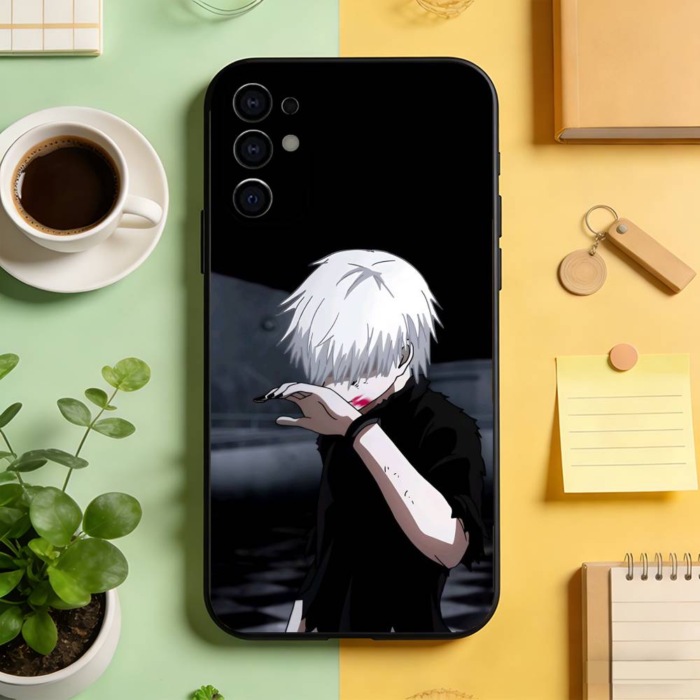 Чехол для телефона Tokyo Ghoul Кен Канеки Черный Силиконовый Мягкий Для Samsung S25,S24,S21,S22,S23,S30,Ultra,S20,Plus,Fe,Lite