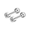 Stainless Steel Lip, Zircon Ear, and Ear Bone Studs - Trendy Piercing Jewelry